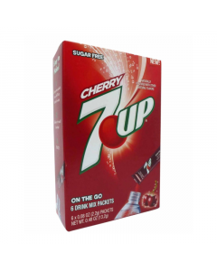 7up On To Go Cherry Drink Mix - 6 Pack - 0.48oz (13.2g)