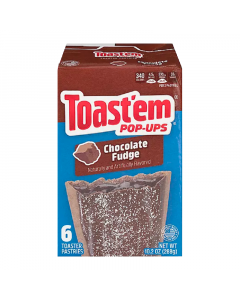 Clearance Special - Toast'em POP-UPS - Frosted Chocolate Fudge Toaster Pastries 6pk - 10.2oz (288g) **Best Before: 4th May 2024**