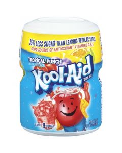 Kool Aid Tropical Punch Drink Mix Tub - 19oz (538g)