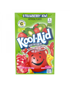 Kool-Aid Strawberry Kiwi Unsweetened Drink Mix Sachet 0.17oz (4.8g)