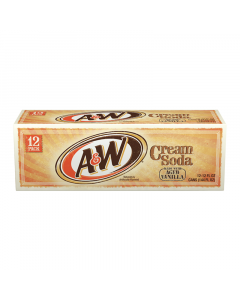 A&W Cream Soda - 12-Pack (12 x 12fl.oz (355ml))