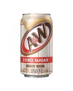 Clearance Special - A&W Zero Sugar Root Beer - 12fl.oz (355ml) **Best Before: 3rd May 2024**