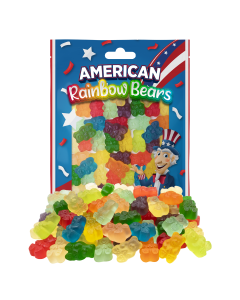 American Rainbow Bears Assorted - 250g