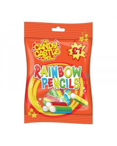 Candy Castle Crew Fizzy Rainbow Pencils - 90g