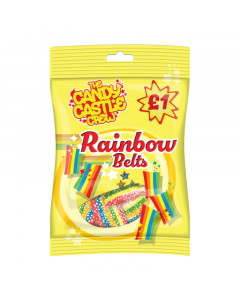 Candy Castle Crew Fizzy Rainbow Belts - 90g