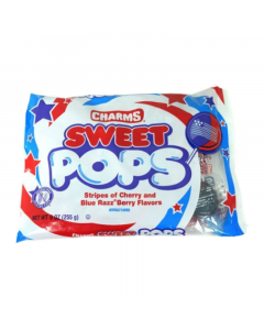 Charms Sweet Pops Patriotic Stars & Stripes - 9oz (255g)