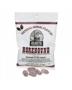 Claeys Old Fashioned Candy - Natural Horehound 6oz (170g)