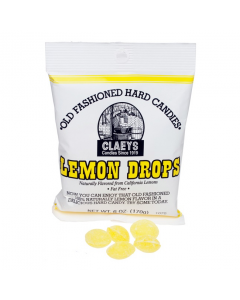 Claeys Old Fashioned Hard Candy - Lemon Drops 6oz (170g)