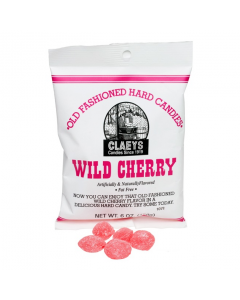 Claeys Old Fashioned Hard Candy - Wild Cherry - 6oz (170g)