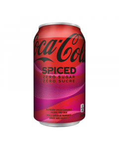 Coca-Cola Raspberry Spiced Zero Sugar - 355ml [Canadian]