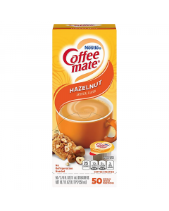 Clearance Special - Coffee-Mate Hazelnut Liquid Creamer Singles 50-Piece **Best Before: May End 2024**