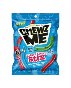 Colombina Chewz Me Chew n' Crunch Stix - 6oz (170g)