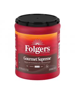 Clearance Special - Folgers Gourmet Supreme Coffee - 9.6oz (272g) **Best Before: 28th March 2024**