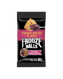 Clearance Special - Frooze Balls Plant Based Protein Balls Peanut Butter & Jelly - 2.5oz (70g) **Best Before: 9th March 2024**