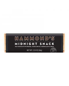 Clearance Special - Hammond's Midnight Snack Milk Chocolate Bar - 2.25oz (64g) **Best Before: 20 January 24**