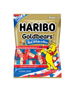 Haribo Gold Bears Red, White & Blue - 4oz (113g)