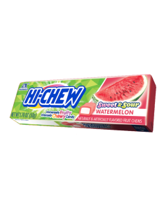 Hi-Chew Sweet & Sour Watermelon Fruit Chews - 1.76oz (50g)