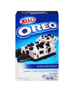 Clearance Special - Jell-O - No Bake Dessert Oreo Cookies n Crème - 12.6oz (357g) **Best Before: 07 February 24**