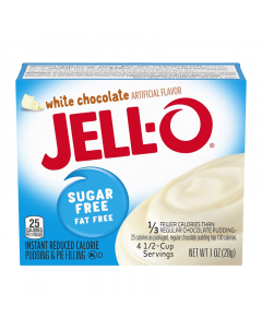 Jell-O - White Chocolate Instant Pudding - Sugar Free - 1oz (28g)