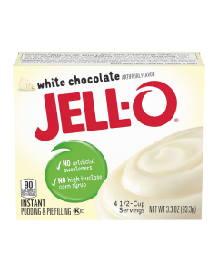 Jell-O - White Chocolate Instant Pudding 3.3oz (93.3g)