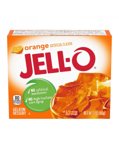 Jell-O - Orange Gelatin Dessert - 3oz (85g)