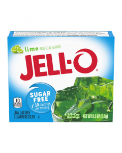 Jell-O - Lime Gelatin Dessert - Sugar Free - 0.3oz (8.5g)
