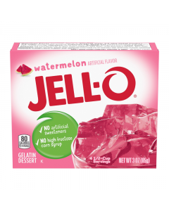 Clearance Special -  Jell-O - Watermelon Gelatin Dessert - 3oz (85g) **DAMAGED**