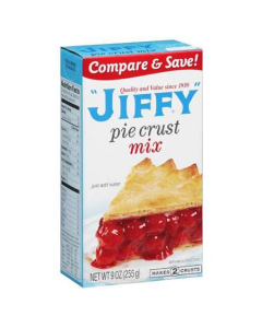 Clearance Special - Jiffy Pie Crust Mix - 9oz (255g) **Best Before: 16 November 23**
