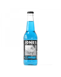Clearance Special - Jones Soda - Blue Bubblegum - 12fl.oz (355ml) **DAMAGED**