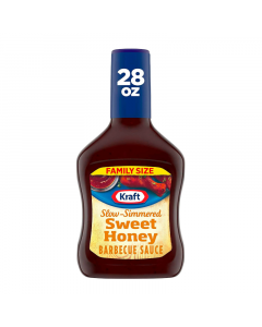 Clearance Special - Kraft Sweet Honey BBQ Sauce BIG BOTTLE - 28oz (793g) **Best Before: END APRIL 2024**