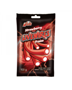 Livewires Cream Cables Strawberry - 100g [Canadian]