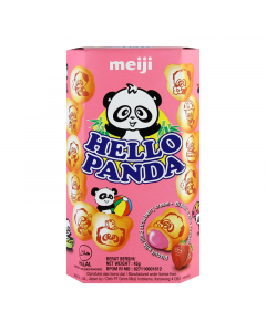 Clearance Special - Meiji Hello Panda Strawberry (45g) **DAMAGED**