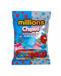 Millions Chews Strawberry & Bubblegum - 120g