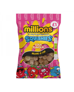 Clearance Special - Millions Squishies Cola - 120g **Best Before: February 24**