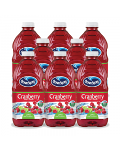 Ocean Spray Cranberry Juice W/Lime - 64floz (1.89l) x 8 CASE
