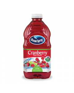 Clearance Special - Ocean Spray Cranberry Juice W/Lime - 64oz (1.89L) **Best Before: 27th March 2024**