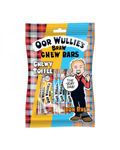 Clearance Special - Oor Wullie Chewy Toffee & Iron Brew Mini Chews - 147g **Best Before: 30 June 23** BUY ONE GET ONE FREE