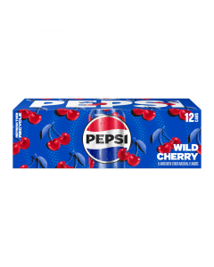 Pepsi Wild Cherry - 12-Pack (12 x 12fl.oz (355ml) Cans)