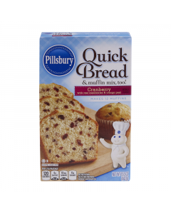 Clearance Special - Pillsbury Cranberry Quick Bread & Muffin Mix - 15.6oz (442g) **Best Before: 9th March 2024**