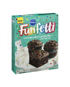 Clearance Special - Pillsbury Funfetti Chocolate Cake Mix - 15.25oz (432g) **Best Before: 10 May 23**