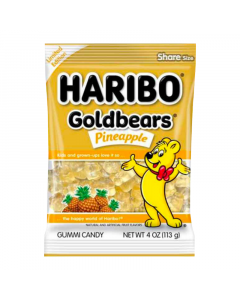 Haribo Gold Bears Pineapple - 4oz (113g)