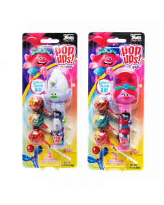 Clearance Special - POP UPS! Lollipops Trolls Blister Pack - 1.26oz (36g) **Best Before: 22nd March 2024**