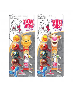 Clearance Special - POP UPS! Lollipops Winnie The Pooh Blister Pack - 1.26oz (36g) **Best Before: 19th April 2024**