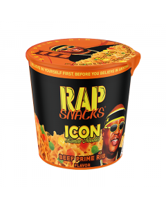 Rap Snacks Icon - Beef Prime Rib Ramen Noodles (E-40) - 2.25oz (64g)