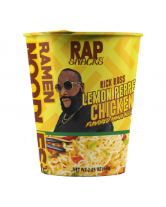 Rap Snacks: Lemon Pepper Chicken Flavored Ramen Noodles - 2.25oz (64g)