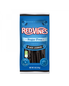 Clearance Special - Red Vines Sugar Free Black Liquorice Twists - 5oz (141g) **Best Before: 9th March 2024**