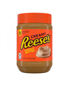 Reese's Creamy Peanut Butter - 18oz (510g)
