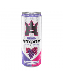 Reign Storm Clean Energy Harvest Grape - 12floz (355ml)