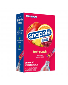 Snapple Fruit Singles To Go! Fruit Punch - 0.6oz (16.2g)