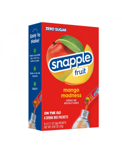 Snapple Fruit Singles To Go! Mango Madness - 0.64oz (18g)